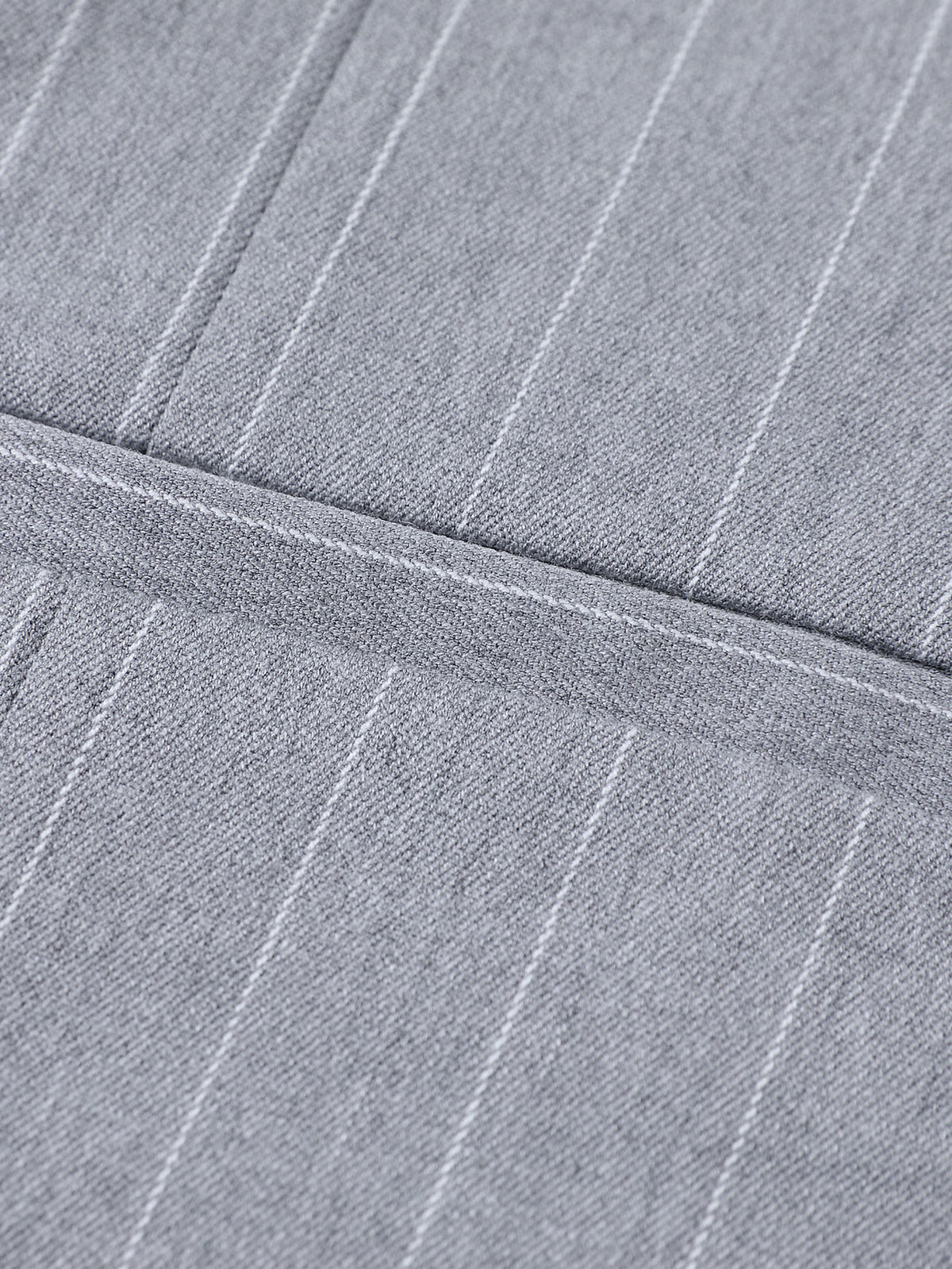 Men 1pc Pinstriped Strap Detail Waistcoat