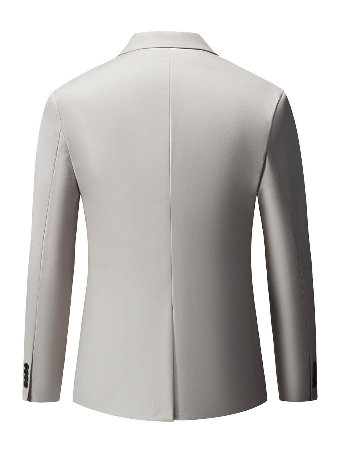 Men Lapel Collar Single Breasted Blazer