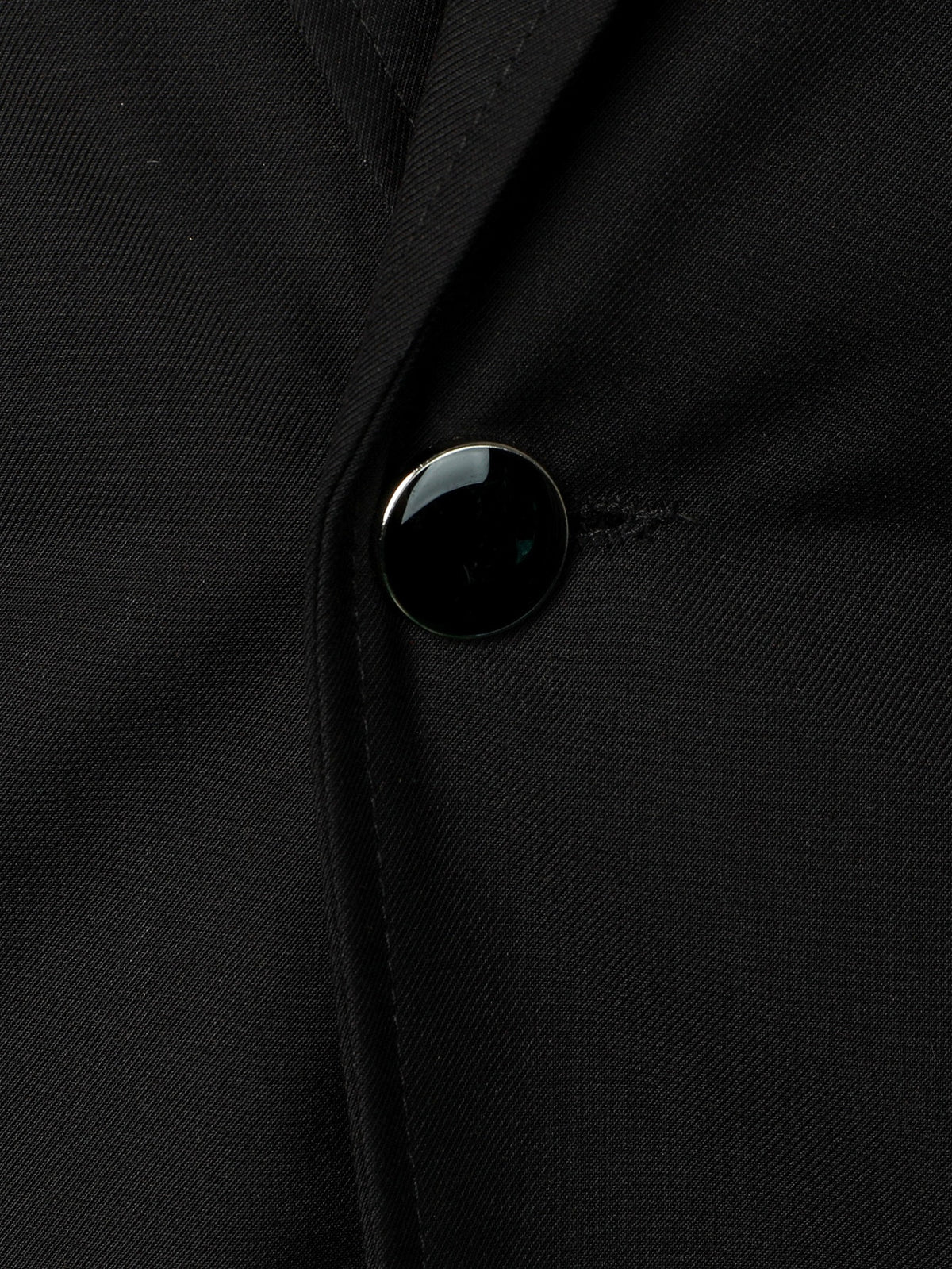 Men Chain Detail Single Button Blazer