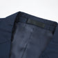 CLOUDSTYLE Men Contrast Detail Single Button Blazer