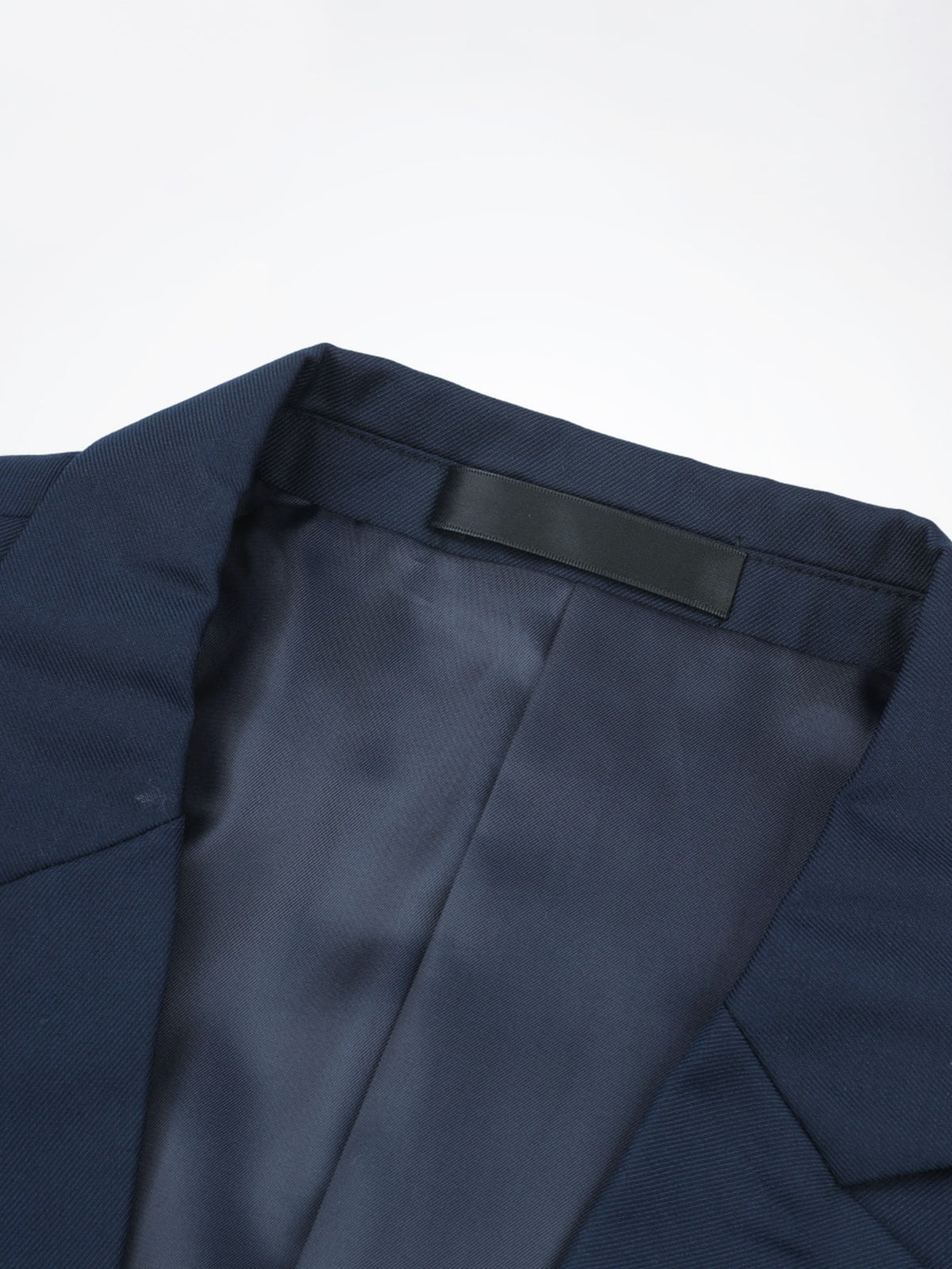CLOUDSTYLE Men Contrast Detail Single Button Blazer