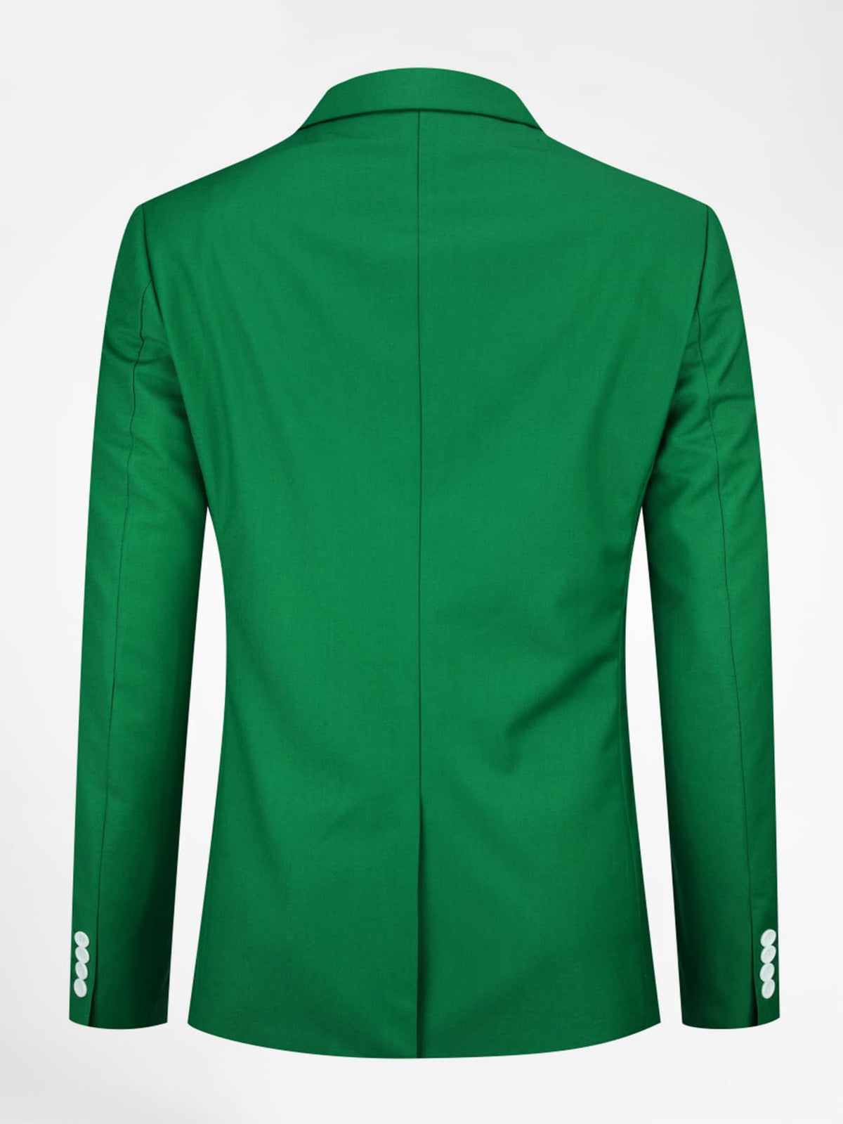 CLOUDSTYLE Men Contrast Detail Single Button Blazer