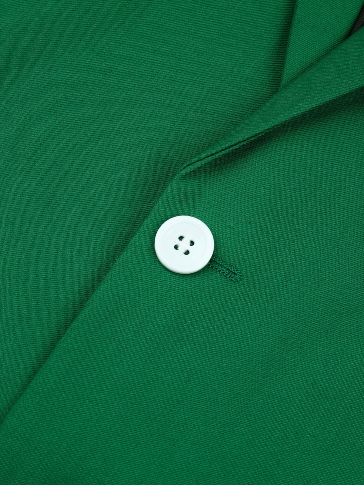 CLOUDSTYLE Men Contrast Detail Single Button Blazer