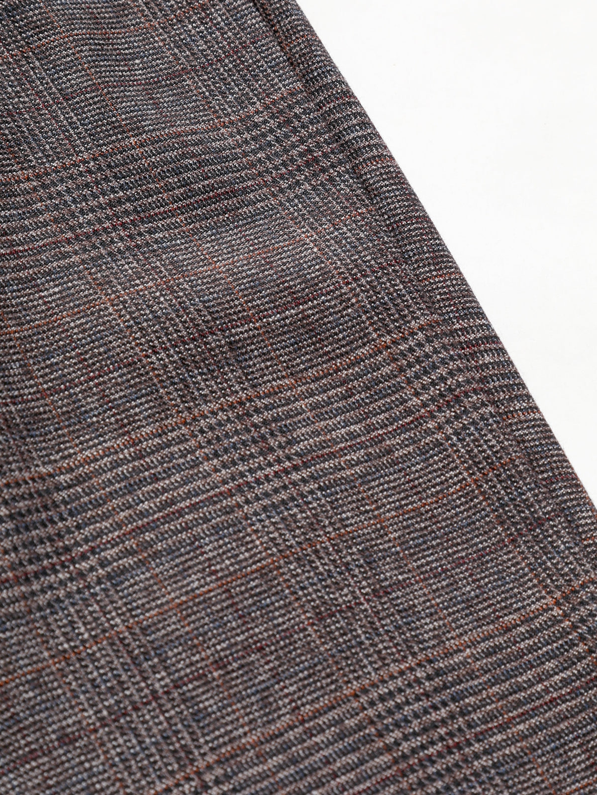 Men 1pc Glen Plaid Shawl Collar Waistcoat 1pc Tailored Pants