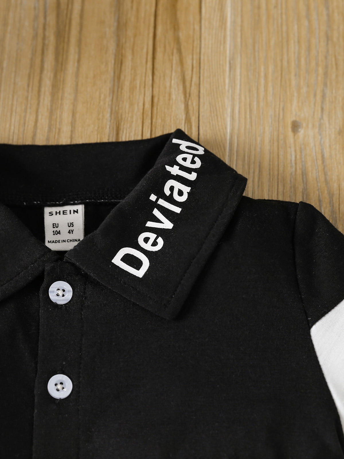 Toddler Boys Letter Graphic Colorblock Polo Shirt Shorts