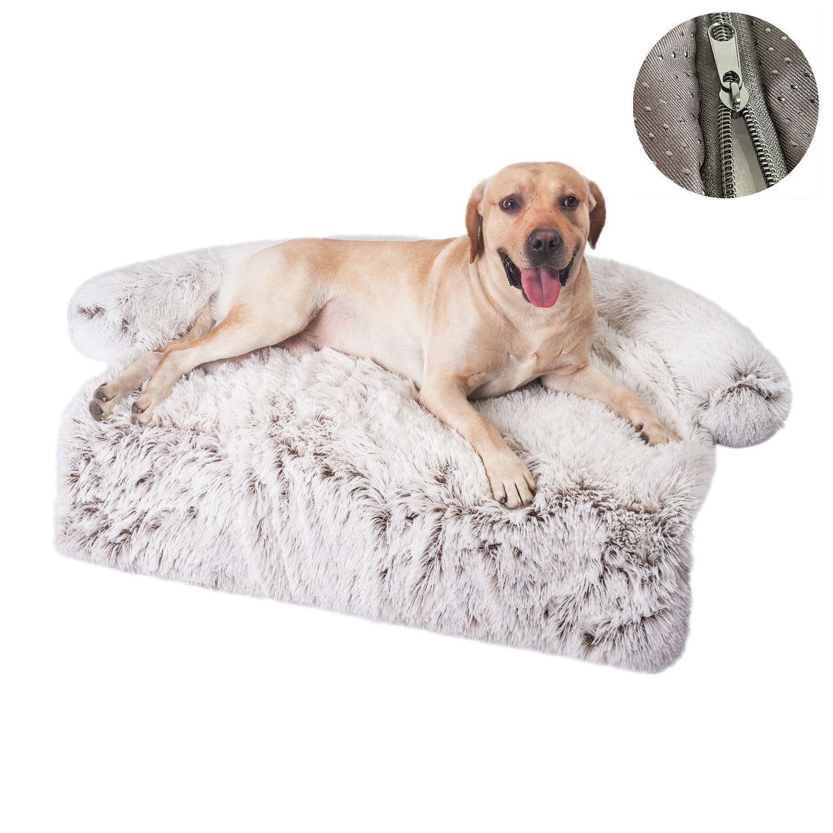 Washable Pet Sofa Dog Bed Calming Bed For Large Dogs Sofa Blanket Winter Warm Cat Bed Mat Couches Car Floor Furniture Protector