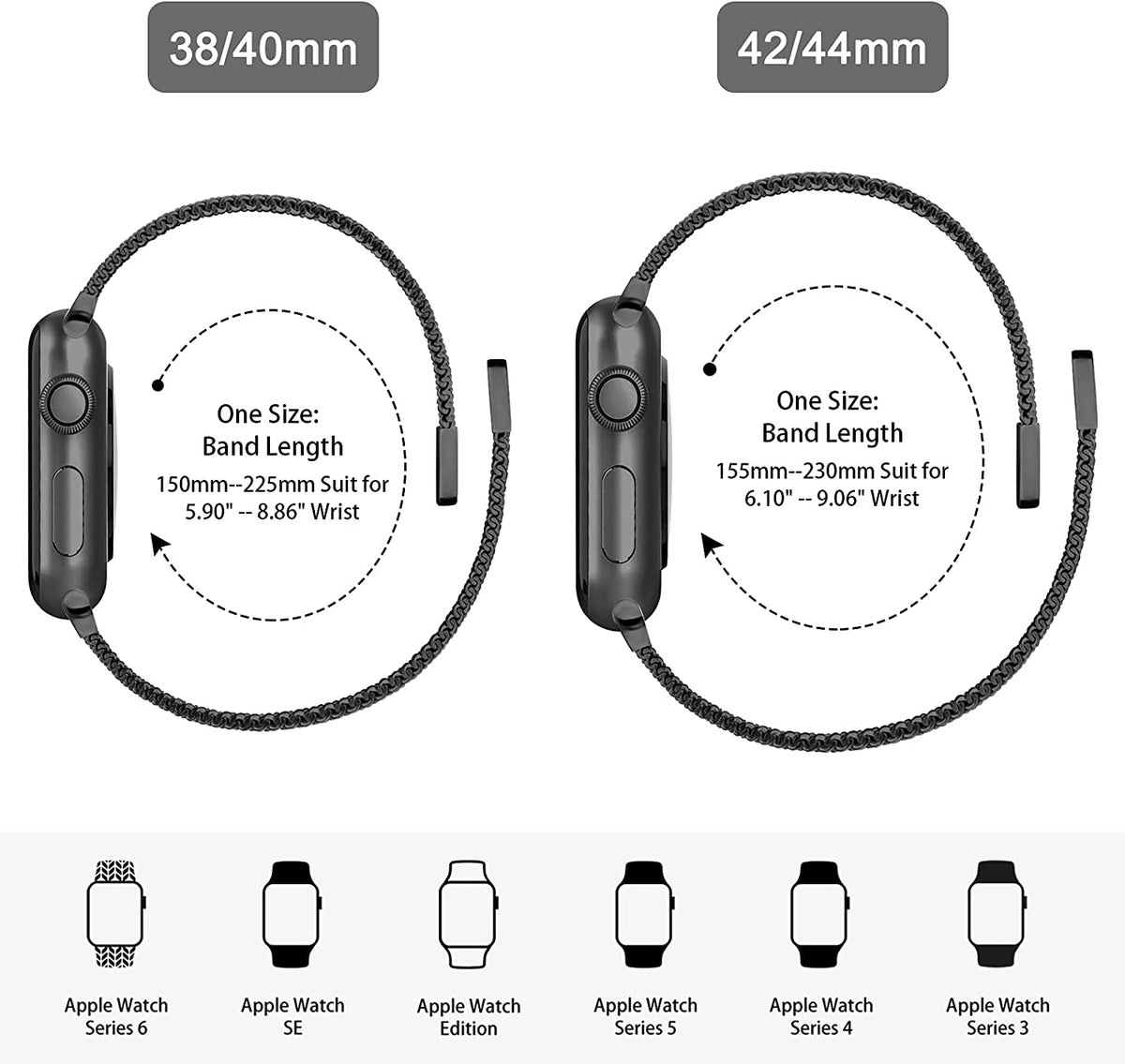 Strap For Apple watch Band 7 45mm 40mm 38mm 42mm 41 44 mm Accessorie Magnetic Loop Metal bracelet for iWatch serie 7 4 5 6 se 3