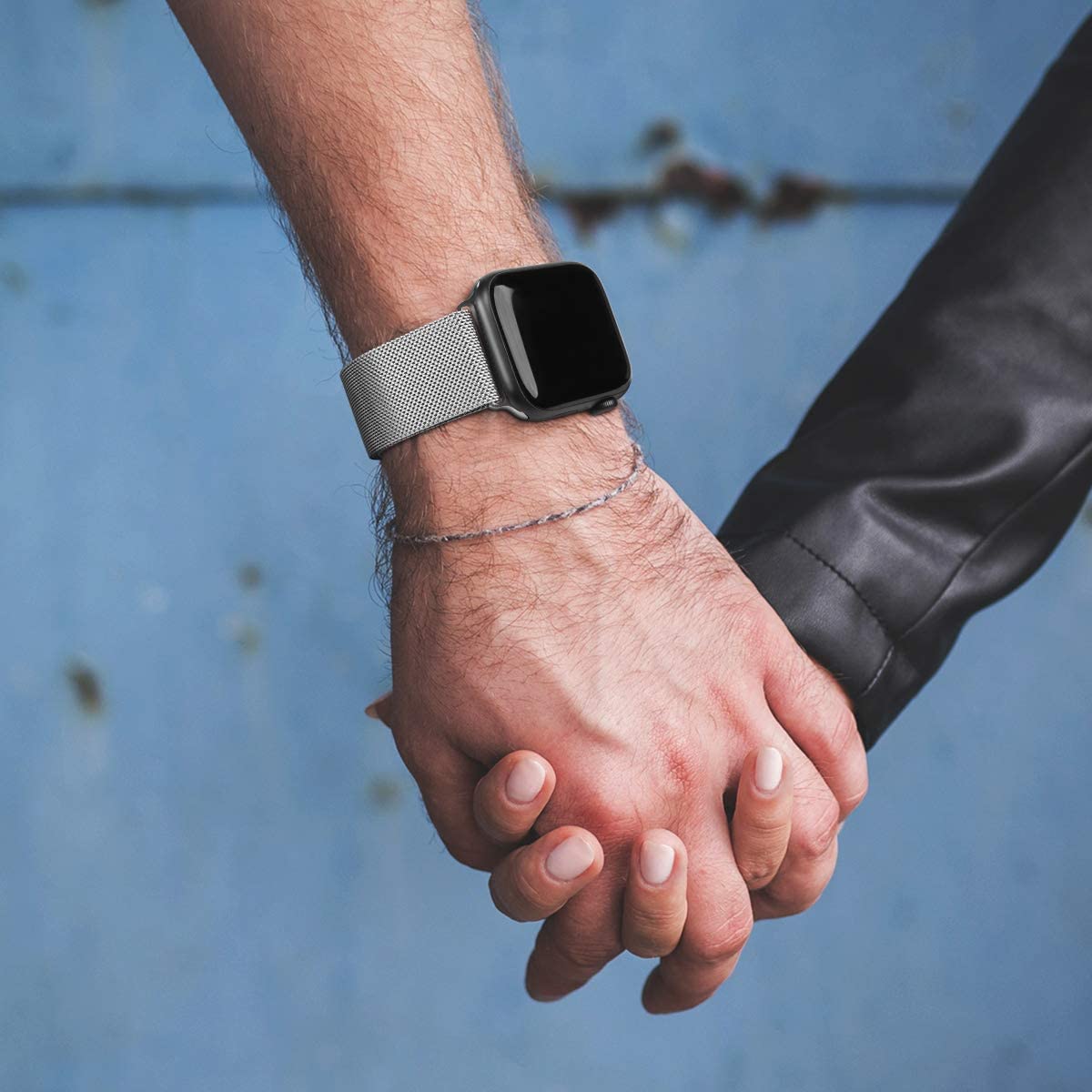 Strap For Apple watch Band 7 45mm 40mm 38mm 42mm 41 44 mm Accessorie Magnetic Loop Metal bracelet for iWatch serie 7 4 5 6 se 3