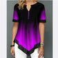Shirt Blouse Fashion Large Size Tops Women Casual V Neck Shirt Ladies Loose Floral Print Tunic Shirt
