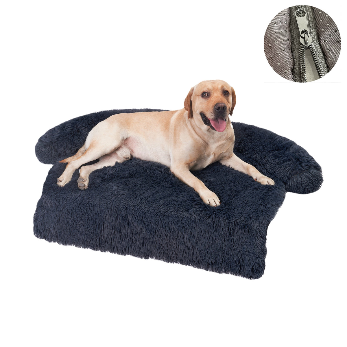 Washable Pet Sofa Dog Bed Calming Bed For Large Dogs Sofa Blanket Winter Warm Cat Bed Mat Couches Car Floor Furniture Protector