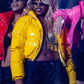 ZHYMIHRET Y2K Neon Color Women's Down Jacket 2021 Long Sleeve Parka Stand Collar Winter Warm Coat Mirror Smooth Zipper Overcoat