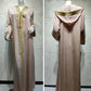 Siskakia Dubai Hooded Abaya Dress for Women France Velvet Ribbon Long Sleeve Moroccan Turkish Arabic Muslim Clothes Red 2020 New