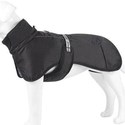 Autumn And Winter New Dog Clothes Thickened Warm Big Dog Clothes Reflective Large Dog Cotton Clothes